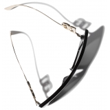 Dolce & Gabbana - Occhiale da Sole DG Diva - Nero Oro Grigio Scuro - Dolce & Gabbana Eyewear