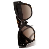 Dolce & Gabbana - Occhiale da Sole DG Logo Plaque - Avana Marrone Sfumate - Dolce & Gabbana Eyewear