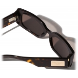 Dolce & Gabbana - Occhiale da Sole DG Plaque - Avana Marrone Scuro - Dolce & Gabbana Eyewear