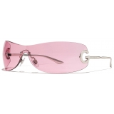 Dolce & Gabbana - Occhiale da Sole DG Twist - Argento Rosa - Dolce & Gabbana Eyewear