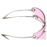 Dolce & Gabbana - Occhiale da Sole DG Twist - Argento Rosa - Dolce & Gabbana Eyewear