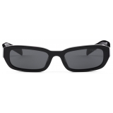 Prada - Prada Symbole - Rectangular Sunglasses - Black Slate Gray - Prada Collection - Sunglasses - Prada Eyewear