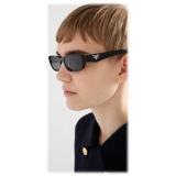 Prada - Prada Symbole - Rectangular Sunglasses - Black Slate Gray - Prada Collection - Sunglasses - Prada Eyewear
