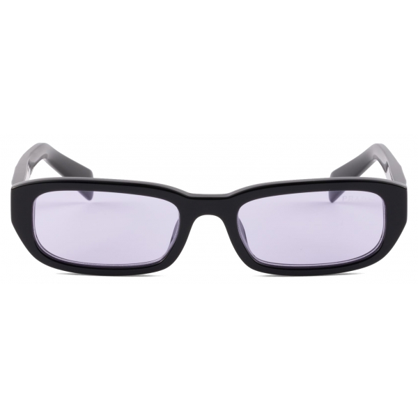 Prada - Prada Symbole - Rectangular Sunglasses - Black Slate Gray - Prada Collection - Sunglasses - Prada Eyewear