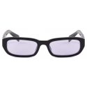 Prada - Prada Symbole - Rectangular Sunglasses - Black Slate Gray - Prada Collection - Sunglasses - Prada Eyewear