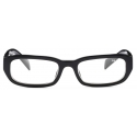Prada - Prada Symbole - Rectangular Sunglasses - Black Blue - Prada Collection - Sunglasses - Prada Eyewear