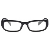 Prada - Prada Symbole - Rectangular Sunglasses - Black Blue - Prada Collection - Sunglasses - Prada Eyewear