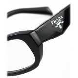 Prada - Prada Symbole Collection - Occhiali da Sole Rettangolare - Nero Blu - Prada Collection - Occhiali da Sole
