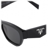 Prada - Prada Symbole Collection - Occhiali da Sole Squadrati - Nero Ardesia - Prada Collection - Occhiali da Sole