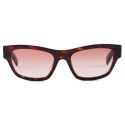 Prada - Prada Symbole - Square Sunglasses - Briarwood Tortoiseshell Powder Pink - Prada Collection - Sunglasses