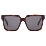 Prada - Prada Logo - Rectangular Sunglasses - Briarwood Tortoiseshell Carbon - Prada Collection - Sunglasses