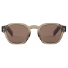 Prada - Prada Iconic Metal Plaque - Pantos Sunglasses - Transparent Brown Walnut - Prada Collection - Sunglasses