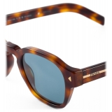 Prada - Prada Iconic Metal Plaque - Pantos Sunglasses - Tortoiseshell Turquoise - Prada Collection - Sunglasses