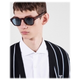 Prada - Prada Iconic Metal Plaque - Pantos Sunglasses - Tortoiseshell Turquoise - Prada Collection - Sunglasses