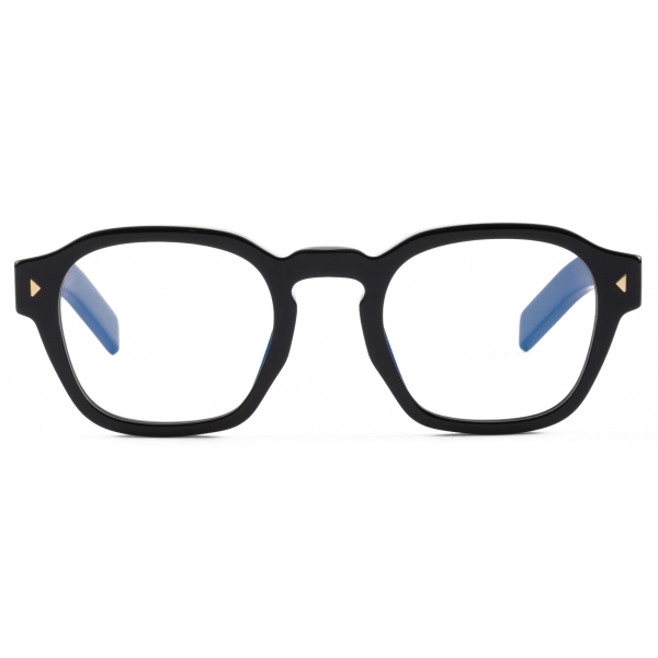Prada - Prada Iconic Metal Plaque - Pantos Sunglasses - Black - Prada Collection - Sunglasses - Prada Eyewear