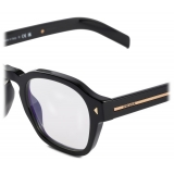 Prada - Prada Iconic Metal Plaque - Pantos Sunglasses - Black - Prada Collection - Sunglasses - Prada Eyewear
