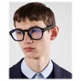 Prada - Prada Iconic Metal Plaque - Pantos Sunglasses - Black - Prada Collection - Sunglasses - Prada Eyewear