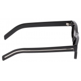 Prada - Prada Iconic Metal Plaque - Rectangular Sunglasses - Black Slate Gray - Prada Collection - Sunglasses - Prada