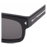 Prada - Prada Iconic Metal Plaque - Rectangular Sunglasses - Black Slate Gray - Prada Collection - Sunglasses - Prada