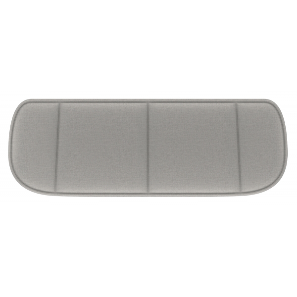 Qeeboo - Outdoorsy Seat Cushion L - Grey - Cuscino del Sedile Qeeboo by Stefano Giovannoni - Arredo - Casa