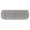 Qeeboo - Outdoorsy Seat Cushion L - Grey - Cuscino del Sedile Qeeboo by Stefano Giovannoni - Arredo - Casa