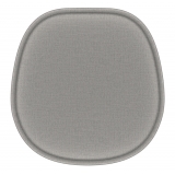 Qeeboo - Outdoorsy Seat Cushion S - Grey - Qeeboo Seat Cushion by Stefano Giovannoni - Furnishing - Home