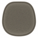 Qeeboo - Outdoorsy Seat Cushion S - Grigio Scuro - Cuscino del Sedile Qeeboo by Stefano Giovannoni - Arredo - Casa