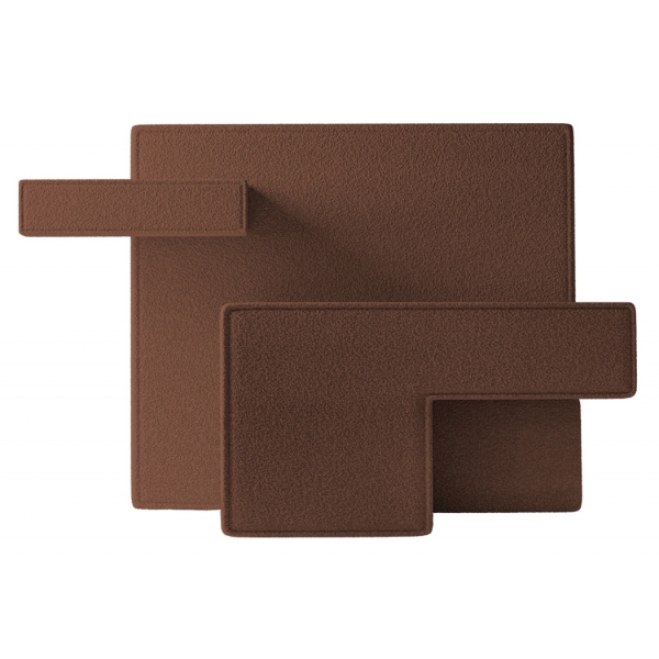 Qeeboo - Primitive Armchair Bouclé - Brown - Qeeboo Chair by Studio Nucleo - Furnishing - Home