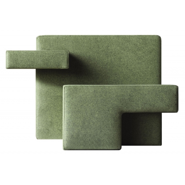 Qeeboo - Primitive Armchair Bouclé - Verde - Sedia Qeeboo by Studio Nucleo - Arredo - Casa