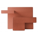 Qeeboo - Primitive Armchair Bouclé - Red - Qeeboo Chair by Studio Nucleo - Furnishing - Home