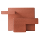 Qeeboo - Primitive Armchair Bouclé - Red - Qeeboo Chair by Studio Nucleo - Furnishing - Home