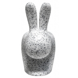 Qeeboo - Rabbit Chair Baby Dots - White/Black - Qeeboo Chair by Stefano Giovannoni - Furnishing - Home