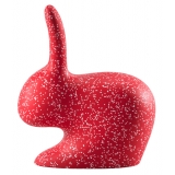 Qeeboo - Rabbit Chair Baby Dots - Red/White - Qeeboo Chair by Stefano Giovannoni - Furnishing - Home