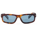 Prada - Prada Iconic Metal Plaque - Rectangular Sunglasses - Tortoiseshell Turquoise - Prada Collection - Sunglasses