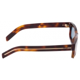 Prada - Prada Iconic Metal Plaque - Rectangular Sunglasses - Tortoiseshell Turquoise - Prada Collection - Sunglasses