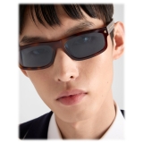 Prada - Prada Iconic Metal Plaque - Rectangular Sunglasses - Tortoiseshell Turquoise - Prada Collection - Sunglasses