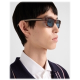 Prada - Prada Iconic Metal Plaque - Rectangular Sunglasses - Tortoiseshell Turquoise - Prada Collection - Sunglasses