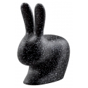 Qeeboo - Rabbit Chair Baby Dots - Black/White - Qeeboo Chair by Stefano Giovannoni - Furnishing - Home