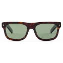 Prada - Prada Iconic Metal Plaque - Square Sunglasses - Briarwood Tortoiseshell Willow Green - Prada Collection