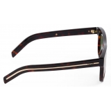 Prada - Prada Iconic Metal Plaque - Square Sunglasses - Briarwood Tortoiseshell Willow Green - Prada Collection