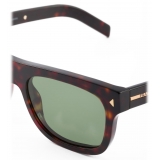 Prada - Prada Iconic Metal Plaque - Square Sunglasses - Briarwood Tortoiseshell Willow Green - Prada Collection