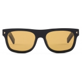 Prada - Prada Iconic Metal Plaque - Square Sunglasses - Black Honey - Prada Collection - Sunglasses - Prada Eyewear