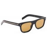 Prada - Prada Iconic Metal Plaque - Square Sunglasses - Black Honey - Prada Collection - Sunglasses - Prada Eyewear
