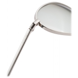 Prada - Prada Logo - Oval Sunglasses - Steel Chlorophyll Green - Prada Collection - Sunglasses - Prada Eyewear