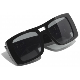 Chanel - Occhiali da Sole Pilota - Nero Polarizzate - Chanel Eyewear