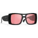 Chanel - Occhiali da Sole Pilota - Nero Rosso - Chanel Eyewear