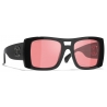 Chanel - Occhiali da Sole Pilota - Nero Rosso - Chanel Eyewear
