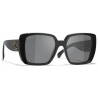 Chanel - Square Sunglasses - Black Polarized - Chanel Eyewear
