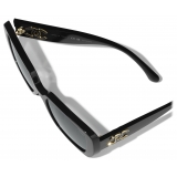 Chanel - Occhiali da Sole Quadrati - Nero Polarizzate - Chanel Eyewear