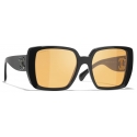 Chanel - Square Sunglasses - Black Orange - Chanel Eyewear